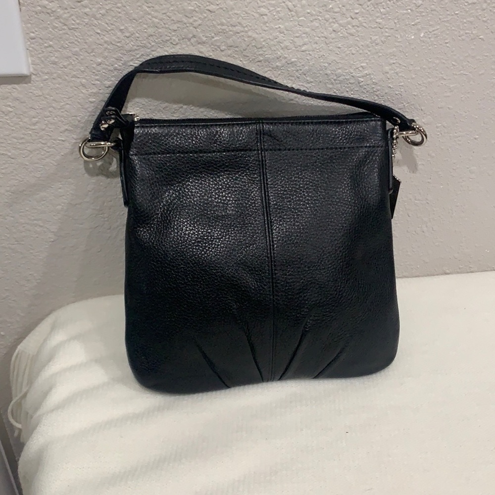 Coach Black Leather Handbag🖤